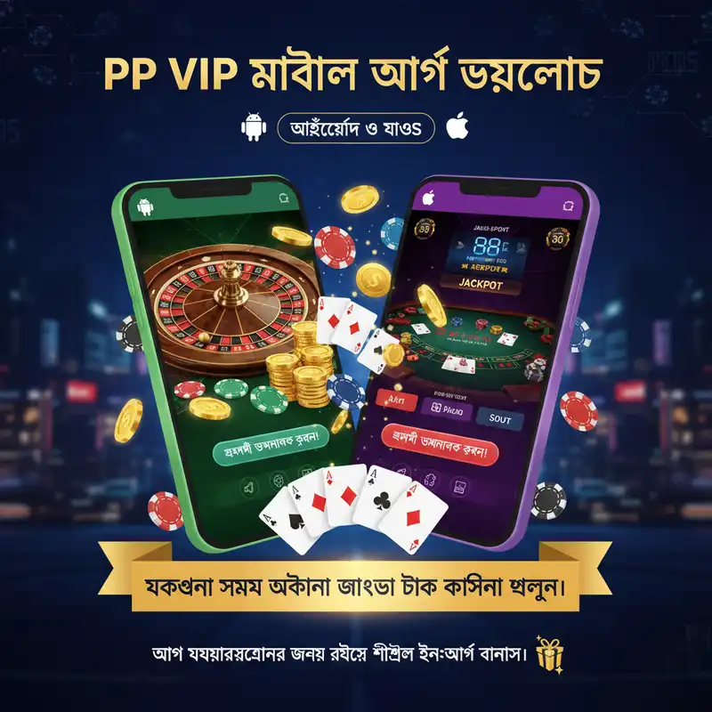 pp vip অ্যাপ বোনাস